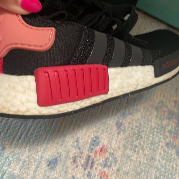 ADIDAS NMD_R1 'Core Black Tactile Rose' Running Shoes Size 5.5 - Picture 10 of 11